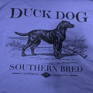 Duck Dog T-shirt XXL blue/lavender